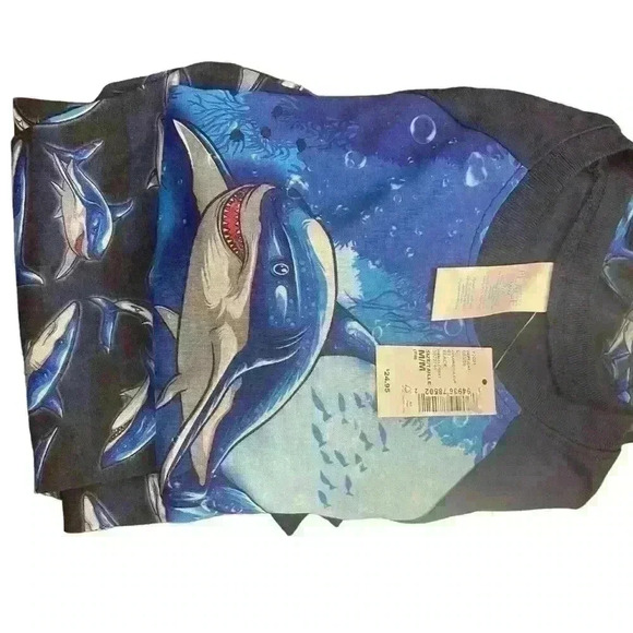 Children Place Size 7/8 Shark Sleepwear. NWT! - Picture 1 of 1